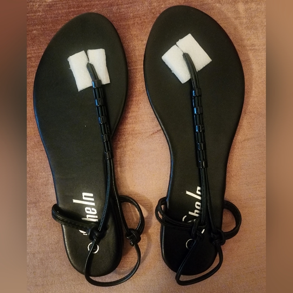 Shein - Women Minimalist Slingback Thong Sandals Size 7 NWT